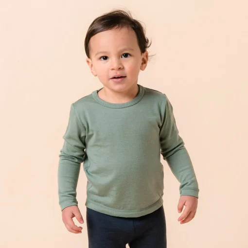 Tops & Pants|Sleepwear & Pjs*The Sleep Store Jersey Merino - Long Sleeve Top