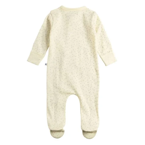 Sleepwear & Pjs|Merino Clothing & Sleepwear*The Sleep Store Jersey NZ Merino Print Footed Zipsuit - Clearance Vanilla Kisses