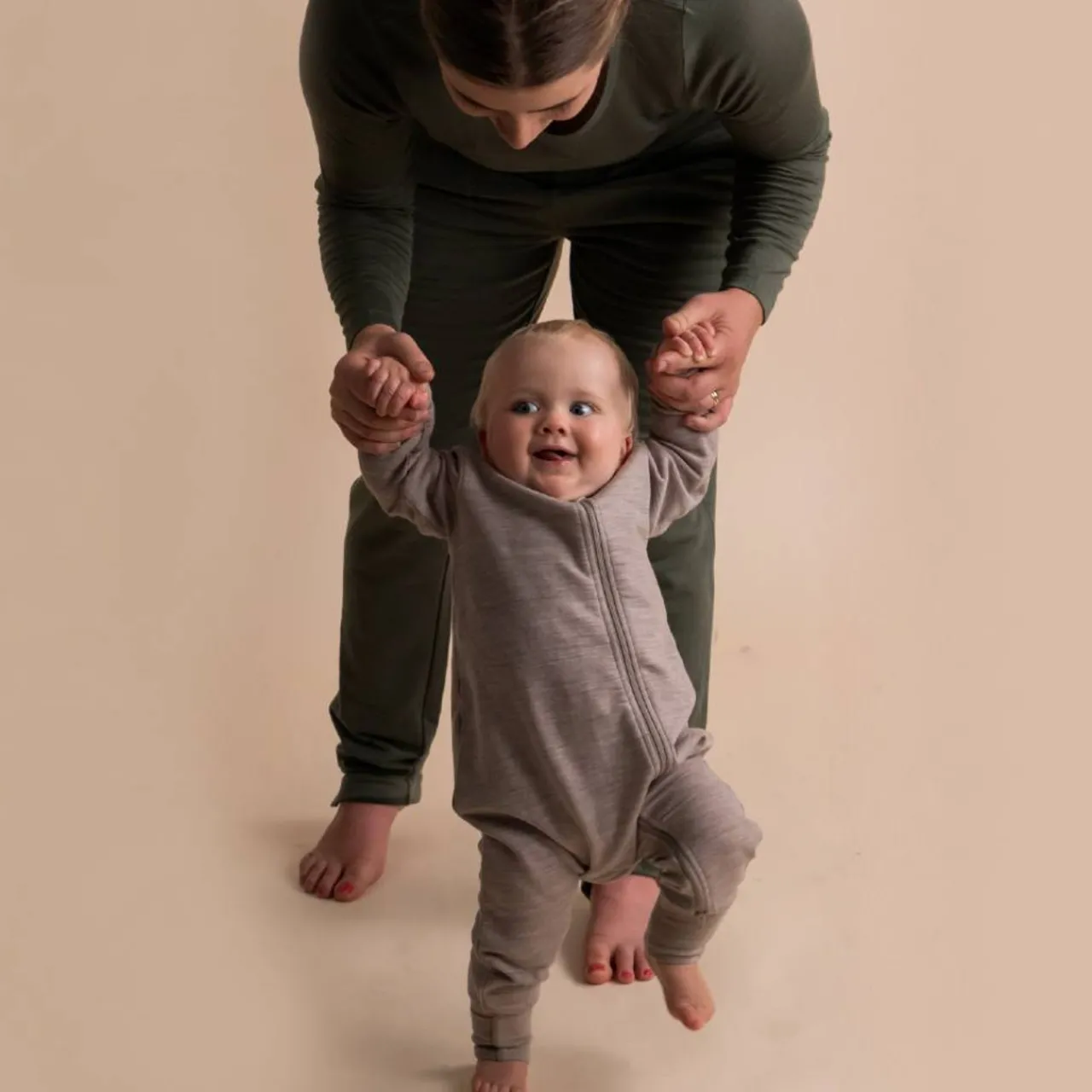 Sleepwear & Pjs|Merino Clothing & Sleepwear*The Sleep Store Merino Tencel Fleece - Onesie with Foldover Mittens & Feet