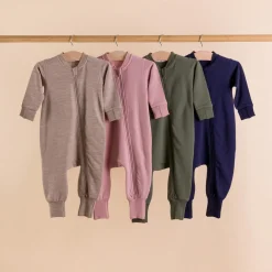 Sleepwear & Pjs|Merino Clothing & Sleepwear*The Sleep Store Merino Tencel Fleece - Onesie with Foldover Mittens & Feet