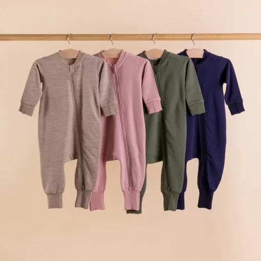 Sleepwear & Pjs|Merino Clothing & Sleepwear*The Sleep Store Merino Tencel Fleece - Onesie with Foldover Mittens & Feet