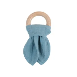 Teeth & Teethers|Comforters & Soft Toys*The Sleep Store Muslin & Wood Teether