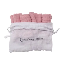 Towels & Facecloths*The Sleep Store Muslin Face Cloth 4 pack