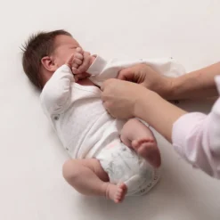 Bodysuits & Singlets|Premature Baby Clothing*The Sleep Store Organic Cotton Pointelle Kimono Long Sleeve Bodysuit Cream