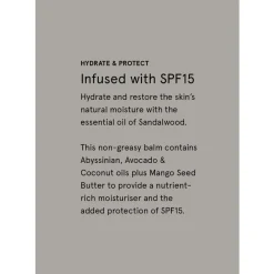Skincare & Sunscreen*The Aromatherapy Company Therapy Man Face Balm SPF15 - Sea Salt & Sandalwood - Clearance