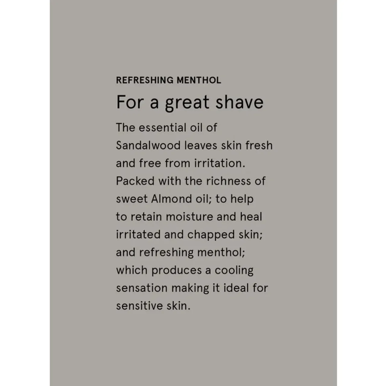 Skincare & Sunscreen*The Aromatherapy Company Therapy Man Shaving Cream - Sea Salt & Sandalwood - Clearance