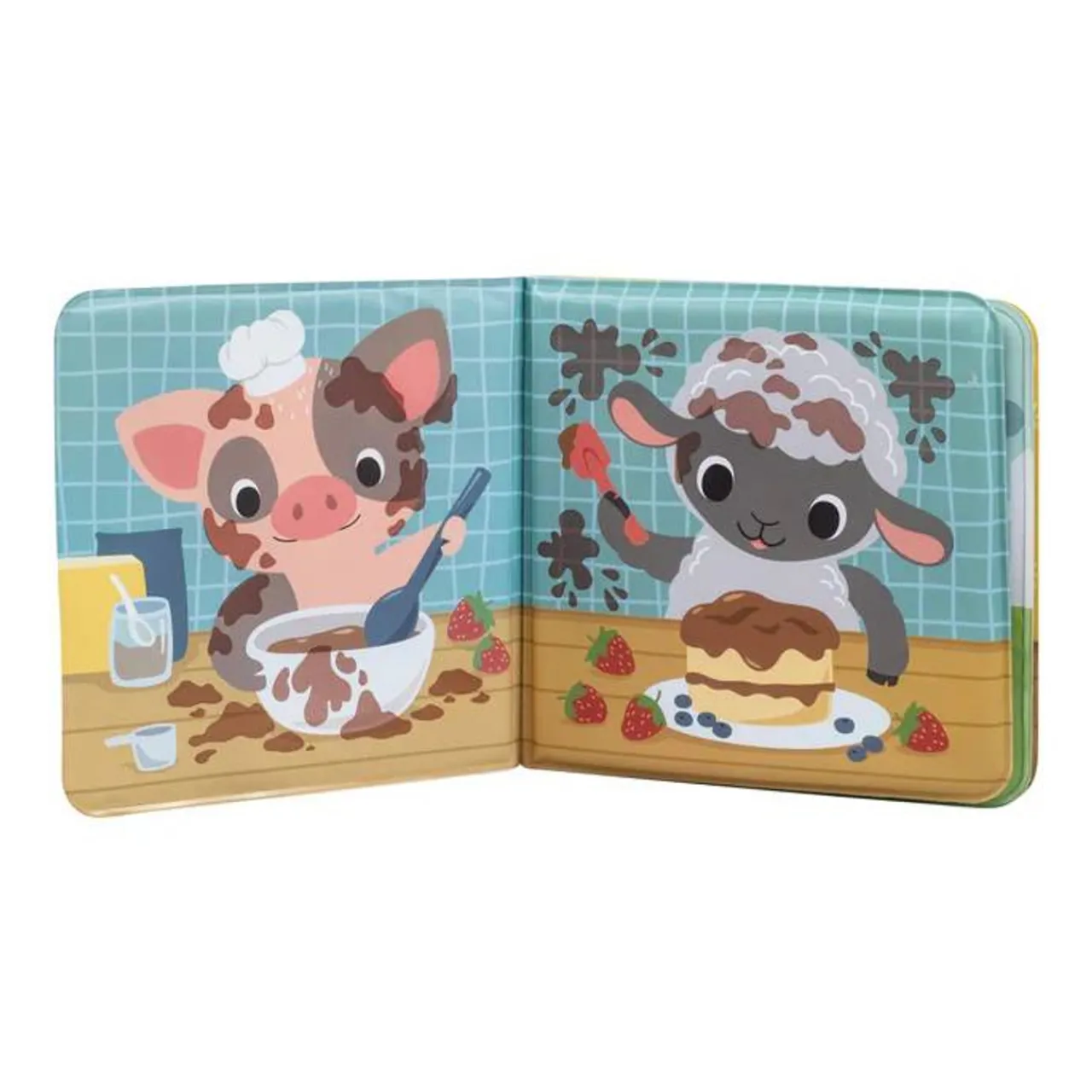 Bath Toys*Tiger Tribe Bath Book - Messy Farm
