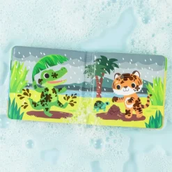 Bath Toys*Tiger Tribe Bath Book - Messy Jungle