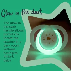Dummies & Accessories*Tommee Tippee - Glow Night Soothers 2 Pack
