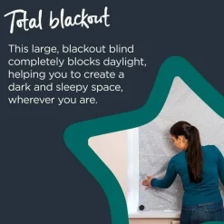 Shade & Blackout Blinds|Blackout Blinds*Tommee Tippee Sleeptight Portable Blackout Blind - Starry Grey