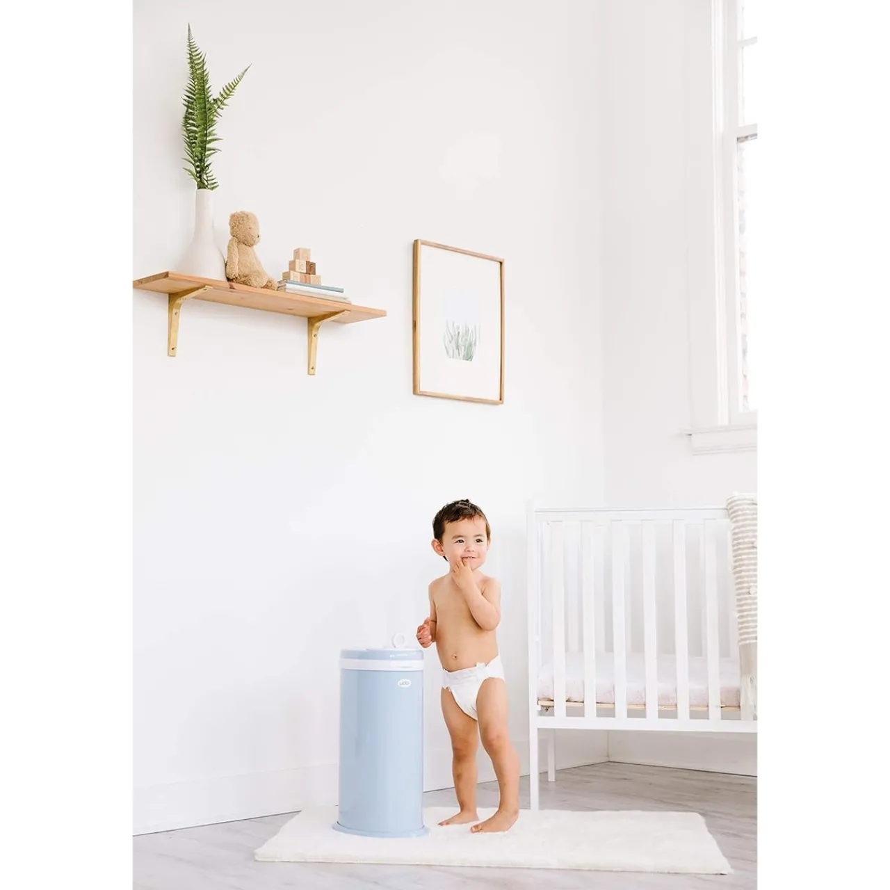 Change Tables, Mats & Baskets|Change Mats & Baskets*Ubbi Steel Nappy Bin