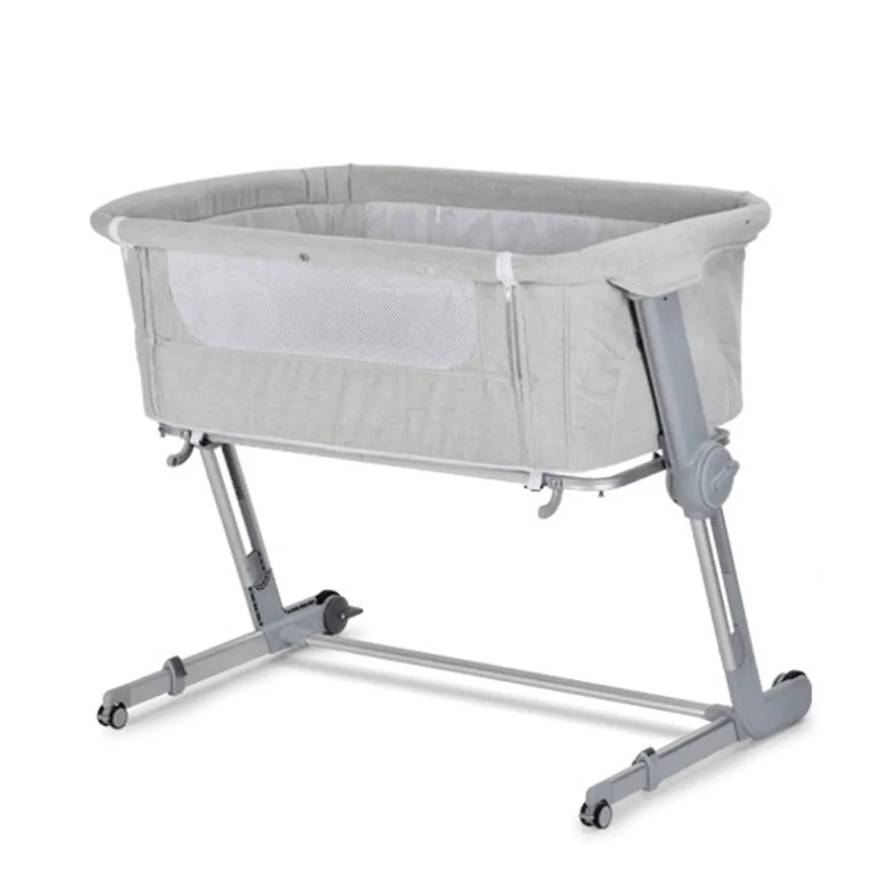 Travel Cots & Beds|Bassinets & Co-Sleepers*Unilove Hug Me Plus 3-in-1 Bedside Bassinet with Mosquito Net Shadow Grey