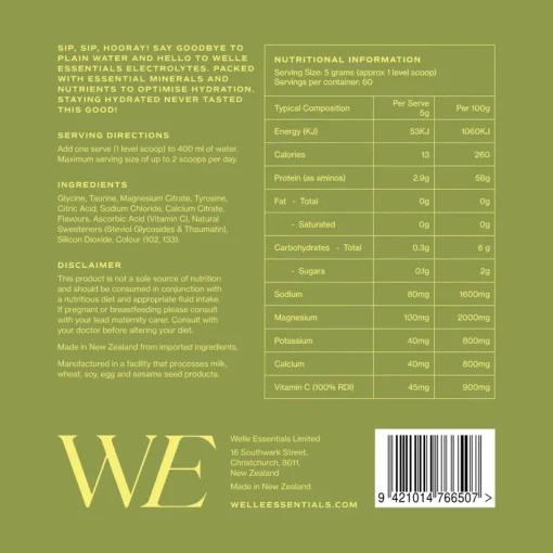 Self-Care|Self Care & Vitamins*Welle Essentials Electrolytes - Pineapple Lime