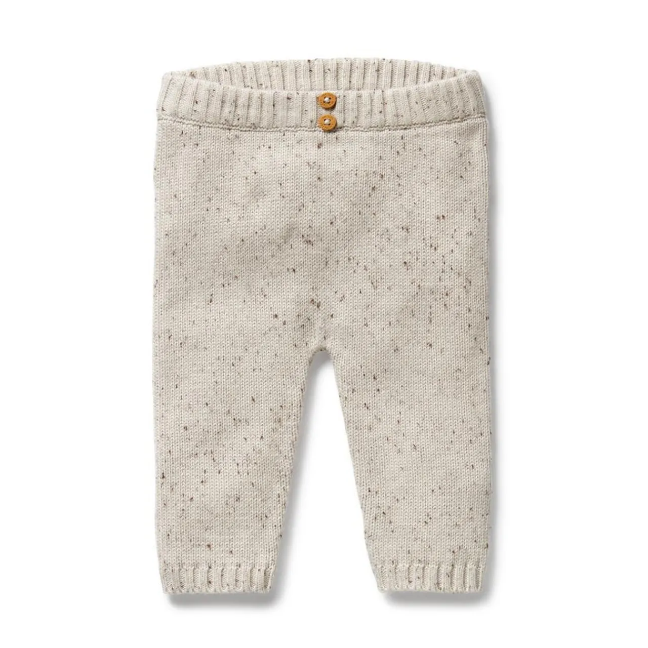 Tops & Pants*Wilson + Frenchy Wilson & Frenchy Organic Knitted Legging Cookie and Cream