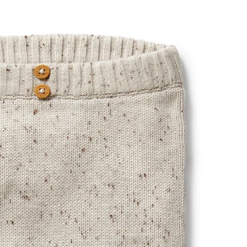 Tops & Pants*Wilson + Frenchy Wilson & Frenchy Organic Knitted Legging Cookie and Cream