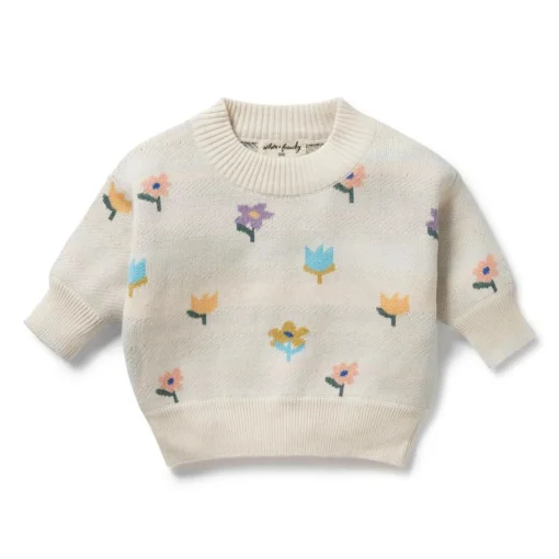 Tops & Pants*Wilson + Frenchy Wilson & Frenchy Organic Knitted Jacquard Jumper