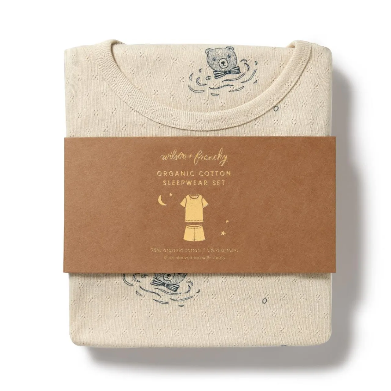 Sleepwear & Pjs*Wilson + Frenchy Wilson & Frenchy Organic Pointelle Short Sleeve Pyjamas