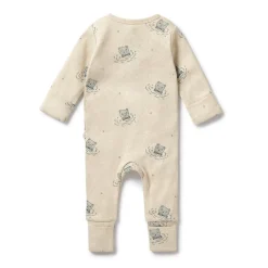 Sleepwear & Pjs*Wilson + Frenchy Wilson & Frenchy Organic Pointelle Zipsuit with Feet