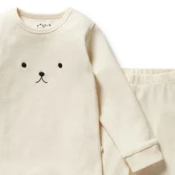 Sleepwear & Pjs*Wilson + Frenchy Wilson & Frenchy Organic Rib Long Sleeve Pyjamas