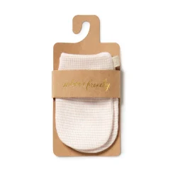 Accessories*Wilson + Frenchy Wilson & Frenchy Organic Stripe Rib Mittens Cantaloupe