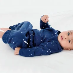 Sleepwear & Pjs|Merino Clothing & Sleepwear*Woolbabe Merino/Organic Cotton Gown - Limited Edition Tekapo Stars