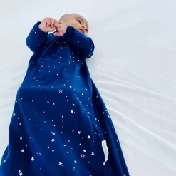 Sleepwear & Pjs|Merino Clothing & Sleepwear*Woolbabe Merino/Organic Cotton Gown - Limited Edition Tekapo Stars