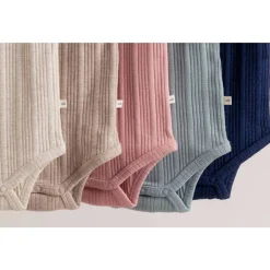 Bodysuits & Singlets|Merino Clothing & Sleepwear*Woolbabe Merino/Organic Cotton Singletsuit - Daydream Collection