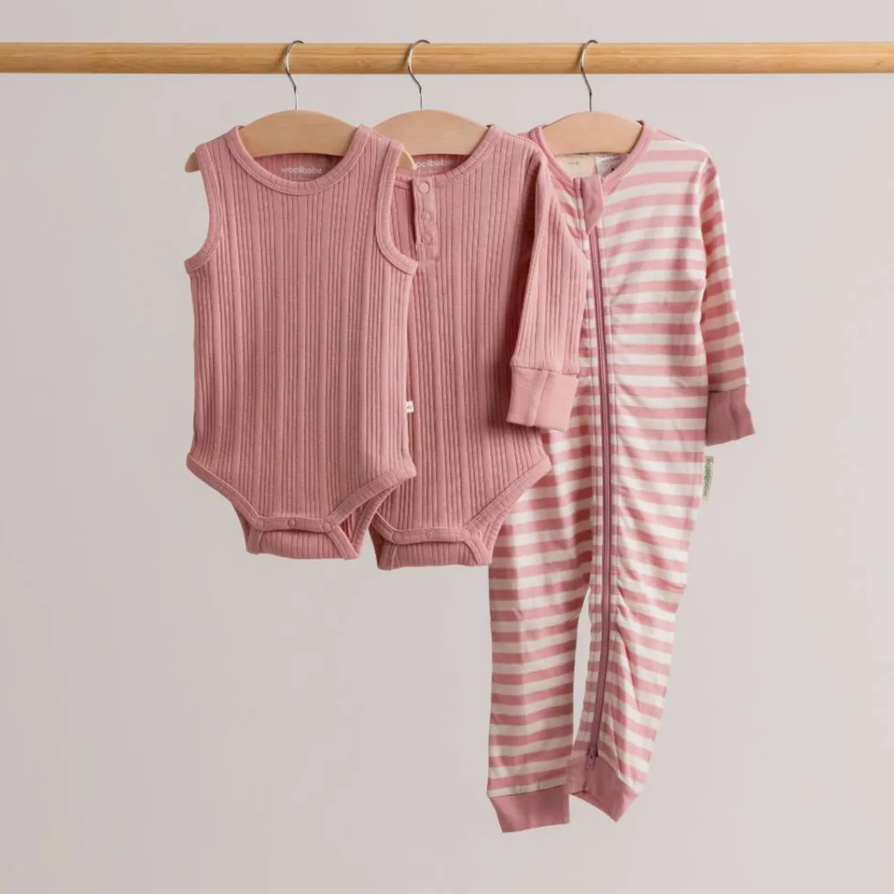 Bodysuits & Singlets|Merino Clothing & Sleepwear*Woolbabe Merino/Organic Cotton Singletsuit - Daydream Collection