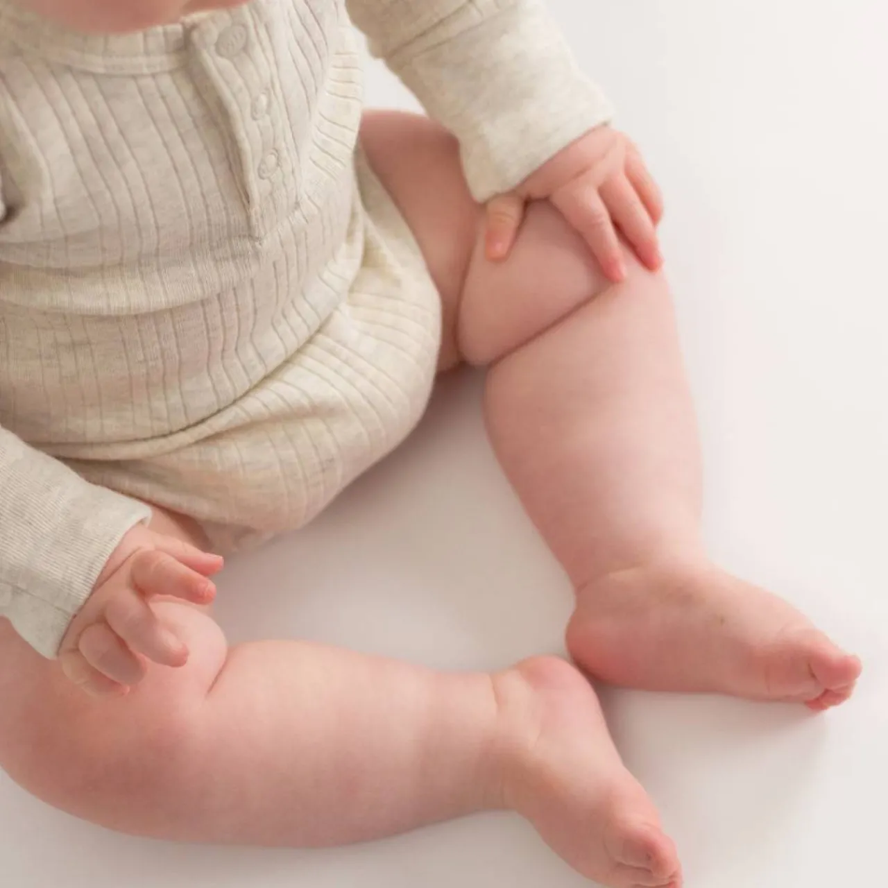 Merino Clothing & Sleepwear|Bodysuits & Singlets*Woolbabe Merino/Organic Cotton Long Sleeve Henley Bodysuit - Daydream Collection