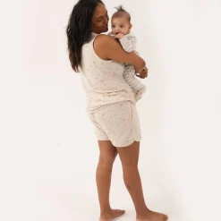 Grown Ups*Woolbabe Relax! Henley Tank - Sale Dune Sunburst