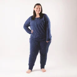Gifts For Mum|Lounge Wear*Woolbabe Relax Henley Top
