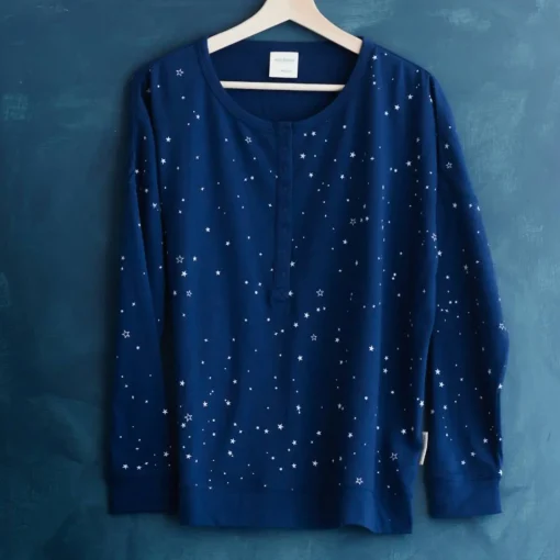 Gifts For Mum|Lounge Wear*Woolbabe Relax Henley Top