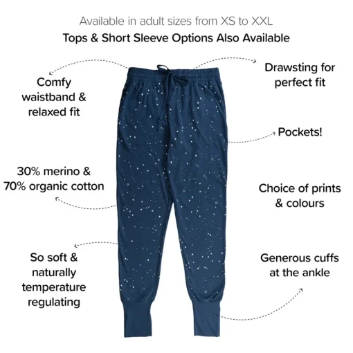 Gifts For Mum|Lounge Wear*Woolbabe Relax! Lounge Pants