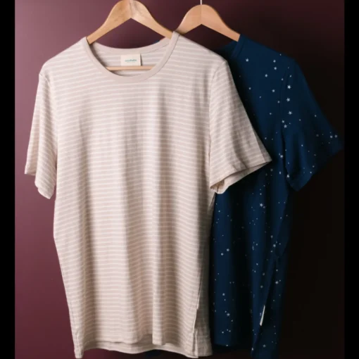 Lounge Wear*Woolbabe Relax! Unisex Short Sleeve Tee