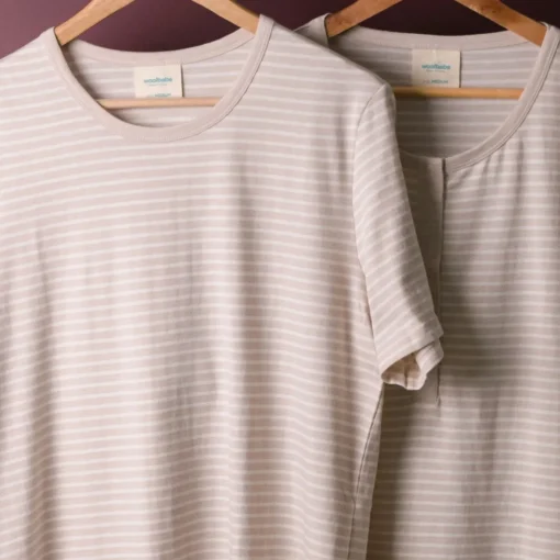Lounge Wear*Woolbabe Relax! Unisex Short Sleeve Tee