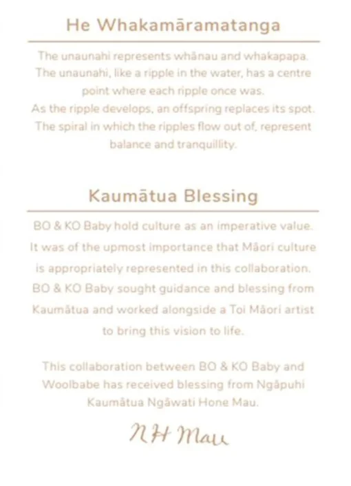 Sleeping Suits*Woolbabe X BO & KO Collab 3-Seasons Sleeping Suit Flax Ngaru