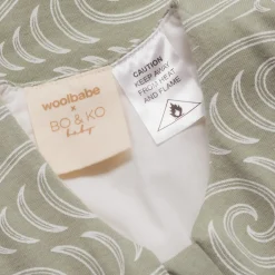 Sleeping Suits*Woolbabe X BO & KO Collab 3-Seasons Sleeping Suit Flax Ngaru