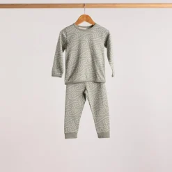 Sleepwear & Pjs*Woolbabe X BO & KO Collab Winter Pyjamas Flax Ngaru