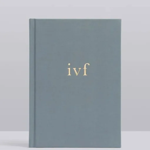 Gifts For Mum*Write To Me - IVF Journal Grey