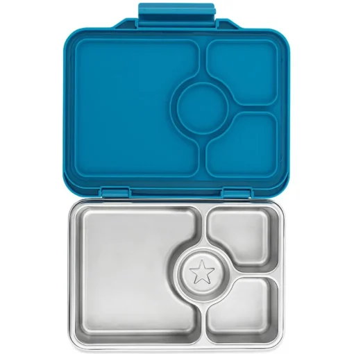 Lunchboxes, Snackboxes & Snack Bags|Lunch Boxes, Snack Boxes & Insulated Bags*YumBox Pret Stainless Steel 4 Compartment Bento Lunchbox